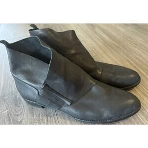 Stuart Weitzman Black‎ Booties Soft Leather Bartoc Nappa Women's 10 Retails $595